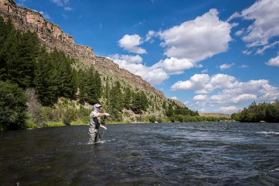 August wade fishing on the Upper Madison