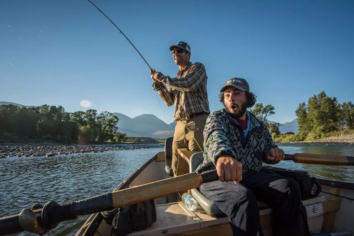 Hooking a big one on a streamer is exciting for everyone. 