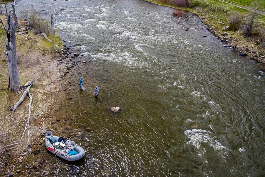 This sequence of clearing water and compressing flows lasts for over a month if a savvy angler moves from river to river to follow the pattern