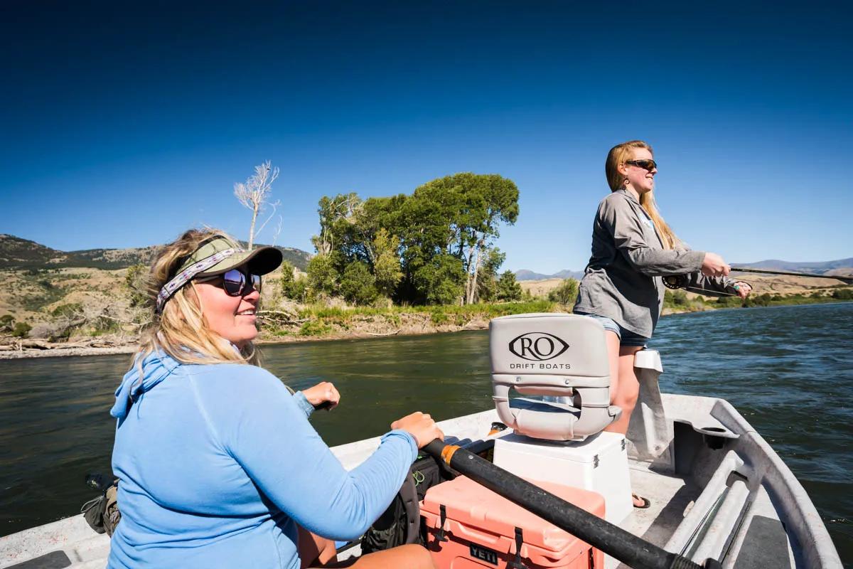 Yellowstone River fly fishing in August Yellowstone River fly fishing in August