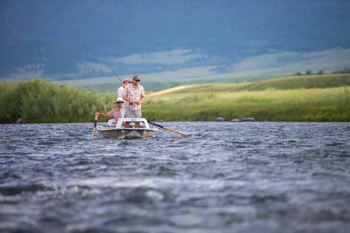 Guided fly fishing on the Madison River Let your guide know your experience level and expectations for the day