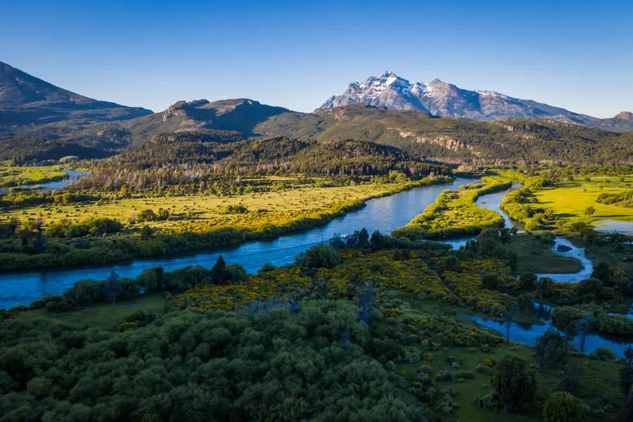 The mighty Futaluefu River also known as the Rio Grande. This river begins in Argentina and then flows into Chile where it eventually changes names to become the Yelcho River before flowing into the Pacific