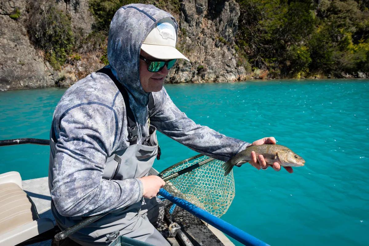 Perca trucha Perca trucha are one of the few native fish in Patagonia