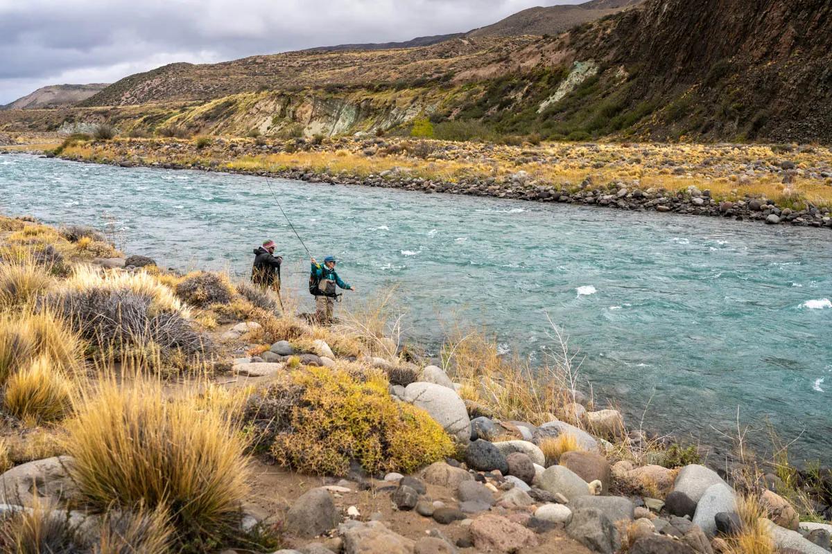 The Río Jeinimeni is a trophy brown trout fishery that flows into Lago General Carrera on the Chile-Argentina border.