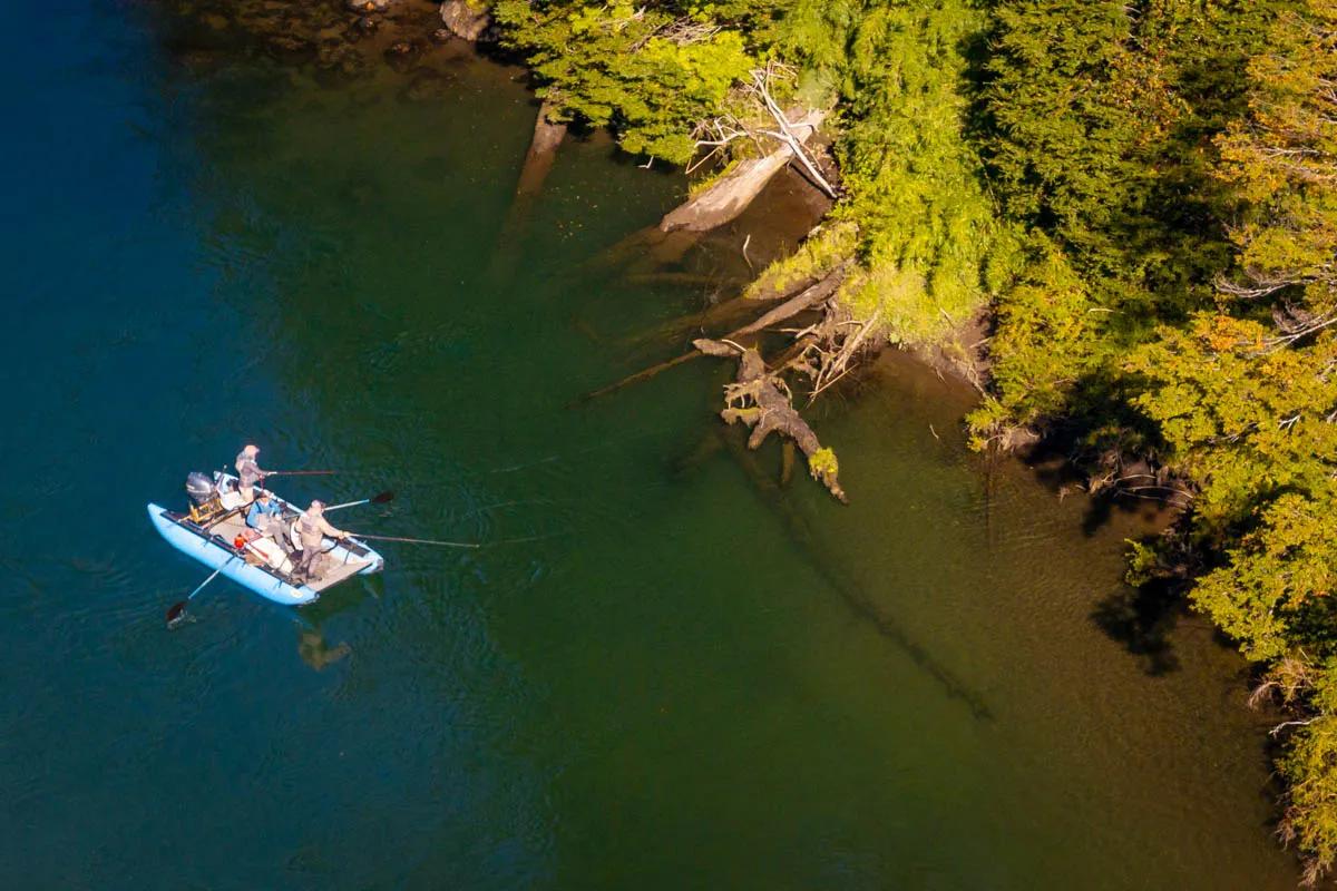 Structure and brown trout: the perfect combination.