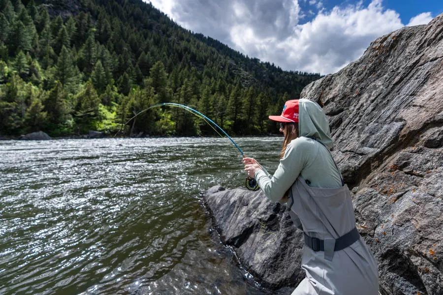 Learning to fight big fish is a big part of fishing canyon waters