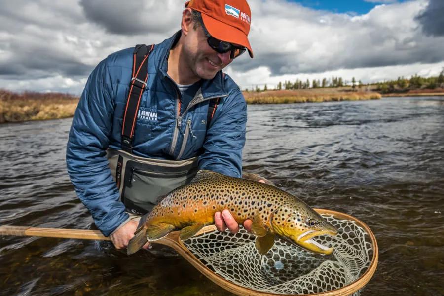 Montana is home to many trophy sized brown trout. 