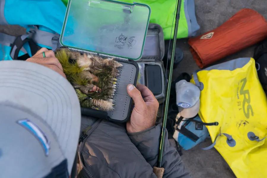 Montana family fly fishing trips Choosing the right color is often as important as choosing the right pattern when fly fishing with streamers.