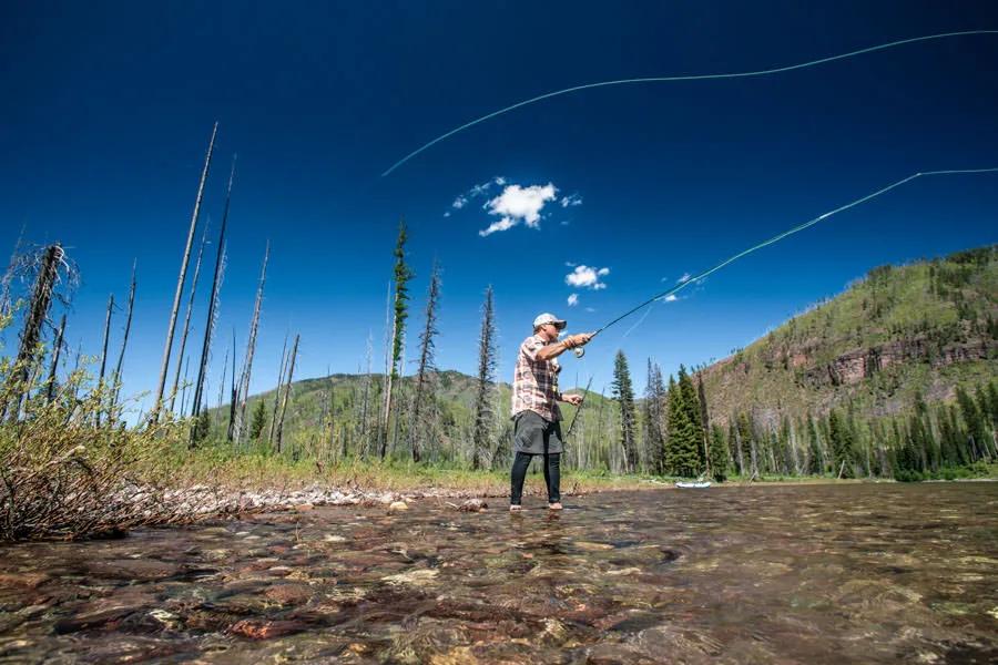 Fly fishing the backcountry and places a long ways from a road is best in Montana in late summer and fall. 