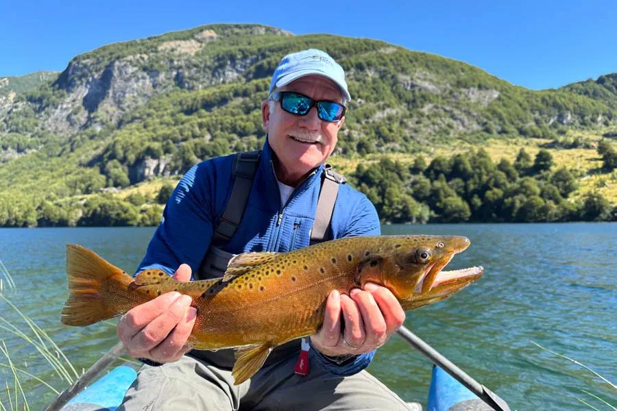 Big Brown Trout Fly Fishing in Patagonia Big Brown Trout in Patagonia
