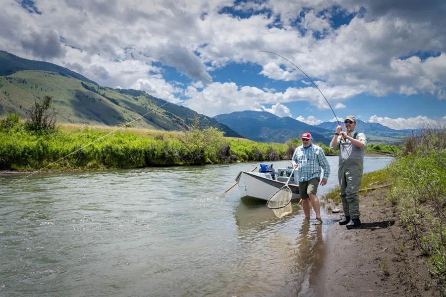 Montana fly fishing trips on the Yellowstone River near Bozeman and Livingston. The Yellowstone River and the waters in the Yellowstone River Valley can fish well any day of the year. Just knowing where to be on which day is the key to success.