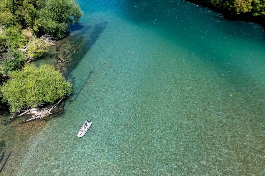 Fishing Chilean Patagonia Fishing Chile clear water rivers.