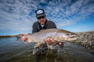 Ropin' them in Tierra Del Fuego.