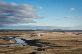 There are miles of river that hold sea run brown trout.