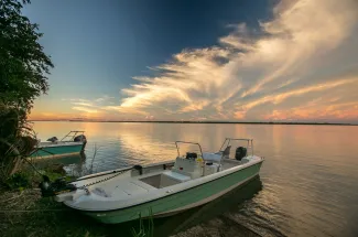 Clean comfortable fishing vessels