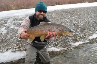 Fly fishing for big fish never gets old.