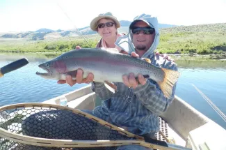 Big bad boy rainbow caught in Montana