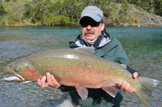 A Cochrane river rainbow