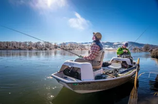 Fishing break on the Missouri River