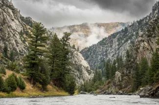 Fishing the Lower Madison in Bear trap Canyon