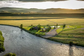 Madison River Lodge boat ramp