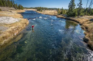 Fishing on the Fire Hole River in YNP