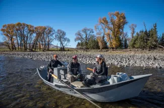 Yellowstone River in Montana