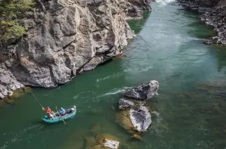 Yankee Jim Canyon fishing