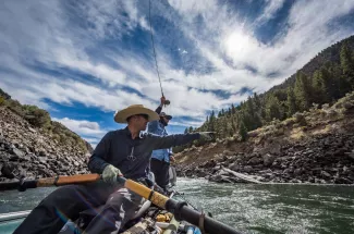 Yankee Jim Canyon on the Yellowstone River