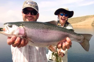 Private lake fishing 