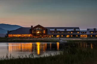 Montana fly fishing lodge