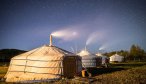 Taimen camp at night