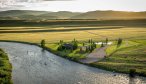 Madison River at sunset