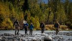 Hiking up an Alaskan River