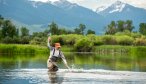 Wade fishing