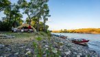 Tent along the river