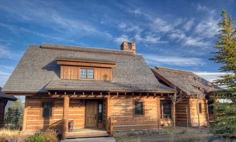 Montana fishing vacation cabin