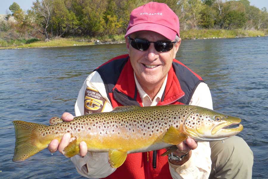 This big Brown was caught in the float section in late September