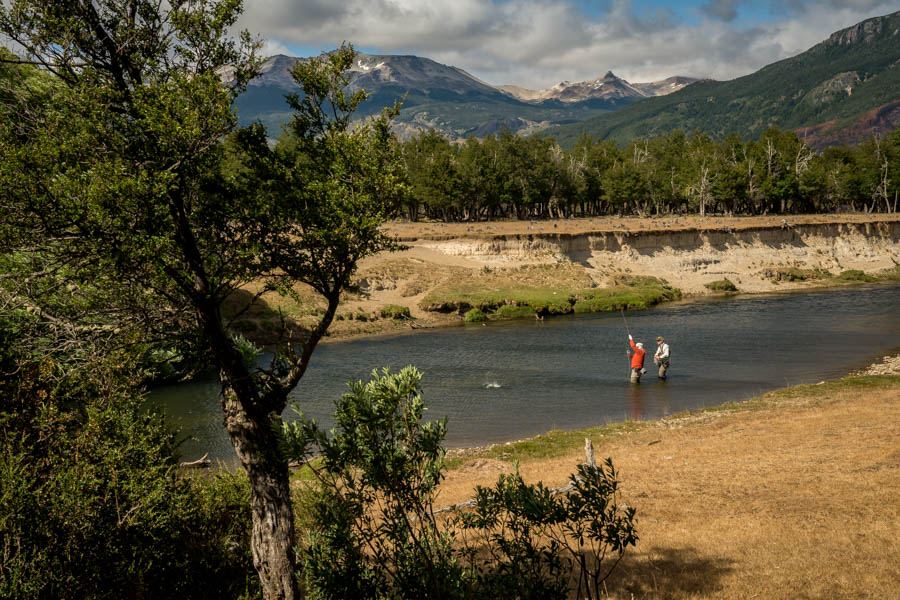 The Rio Pico is home to a high trout concentration dominated by rainbows in the 14-18" range.  A few bigger bows and browns are also present