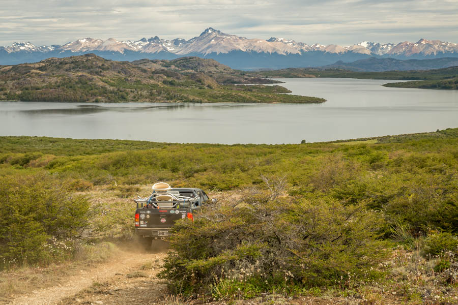 Lago Dos holds some of the largest trout in the Rio Pico region