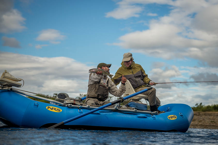 Randy and Johnny celebrate after another good fish