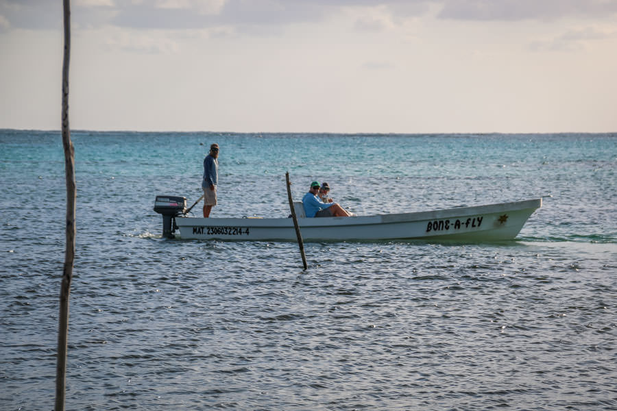 Heading out for Chetumal Bay