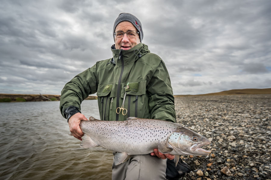 Not a bad first sea run brown trout!