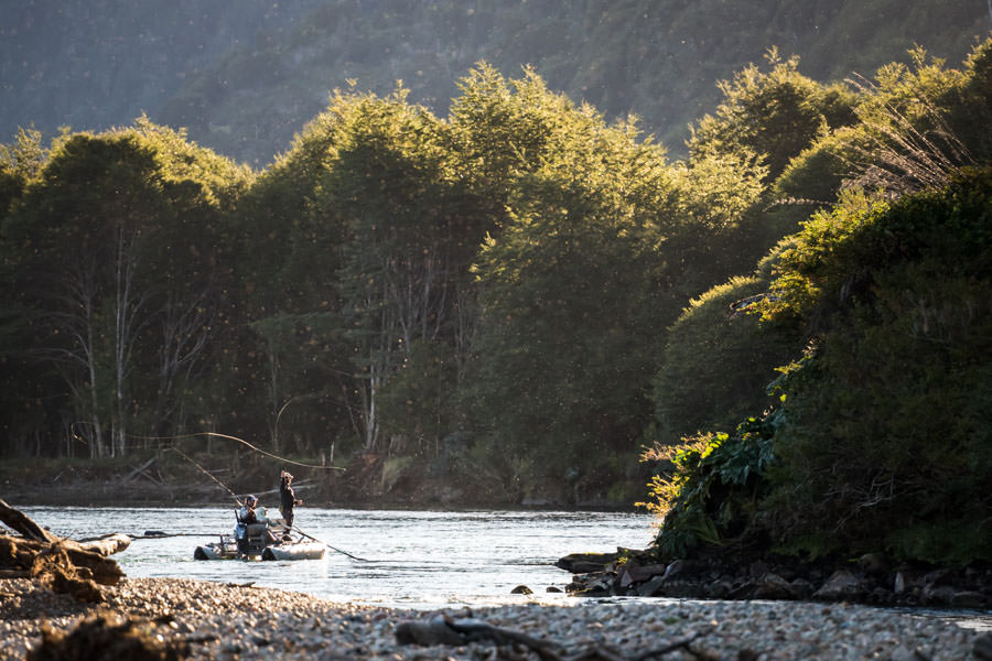 Last casts in the last light