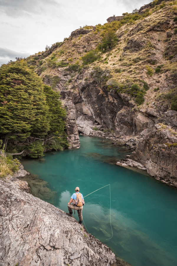 Waiting in hopes of a spotted fish to return