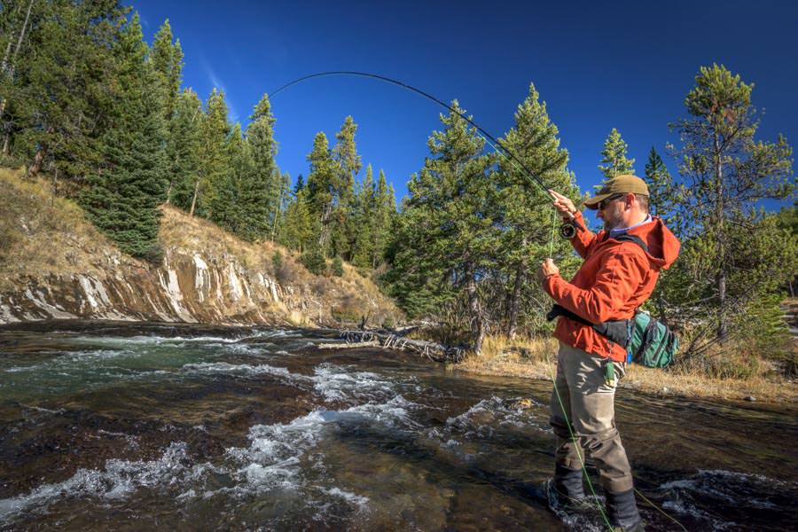 A 45 degree rod angler is a good all around position for most of the fight