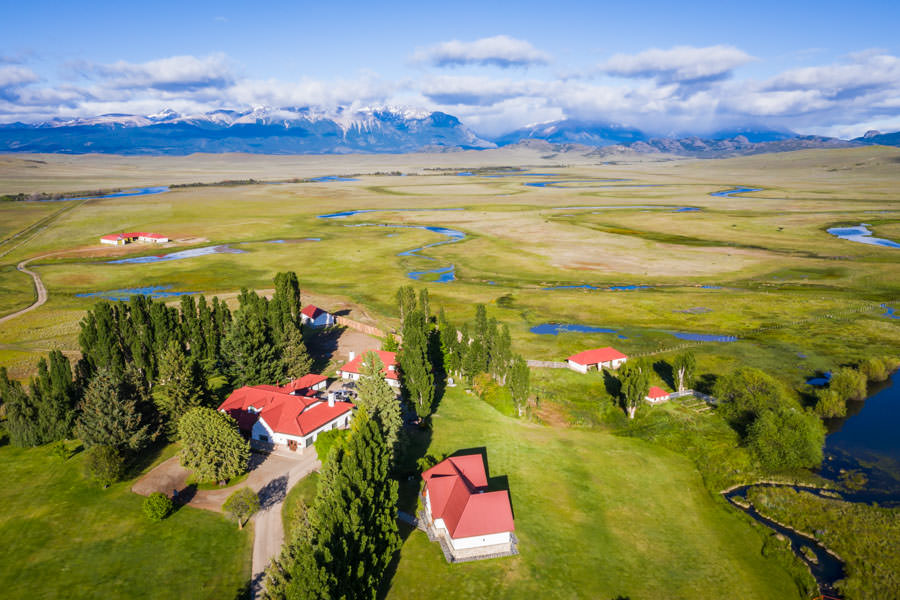 The Lodge at Estancia Tecka. The Ranch offers over 400,000 acres of amazing scenery with mile after mile of spring creeks and remote float rivers