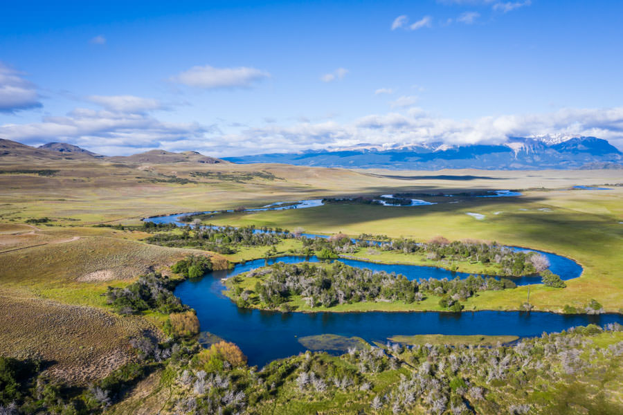 The Corcovado River runs cold and clear for dozens and dozens of miles across Estancia Tecka. It offers over 15 different floats that can only be access from the ranch