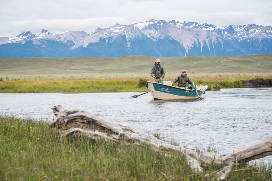 Vaughn targets a pod of rising trout feeding over a mid day mayfly hatch along a seam in the river