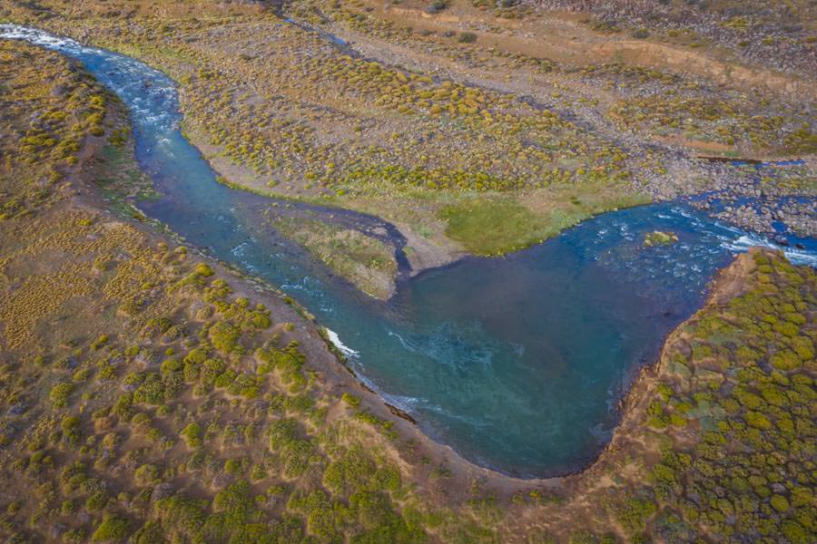 The "Pool" on the Barrancoso River is the largest run in the system and the first large pool above the lake. It is home to hundreds of massive 10lb+ rainbows